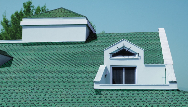 Evka-4 profesyonel Şed Çatı – Shingle cati örneği